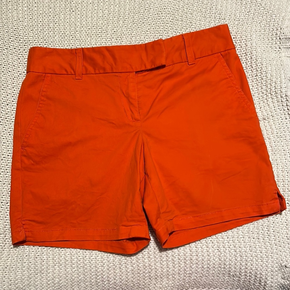 Ann Taylor Loft Orange Riviera Chico Shorts Size 4